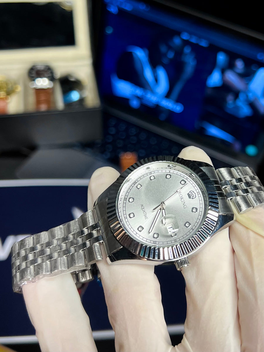 PROKING Aquatime Fluted Bezel | Silver