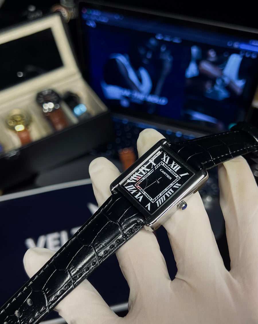 Cartier Tank black-dial