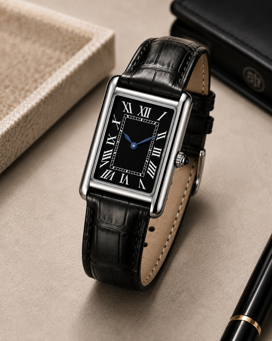 VELTRIX Signature Rectangular Watch